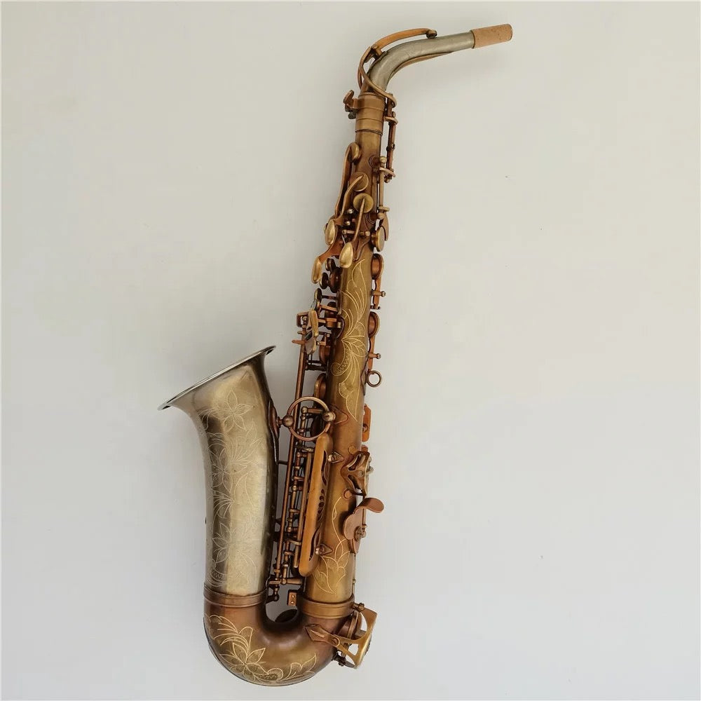 Darron McKinney Demon Chaser 30 Series Professional Antique Cupronickel Bell Alto Saxophone