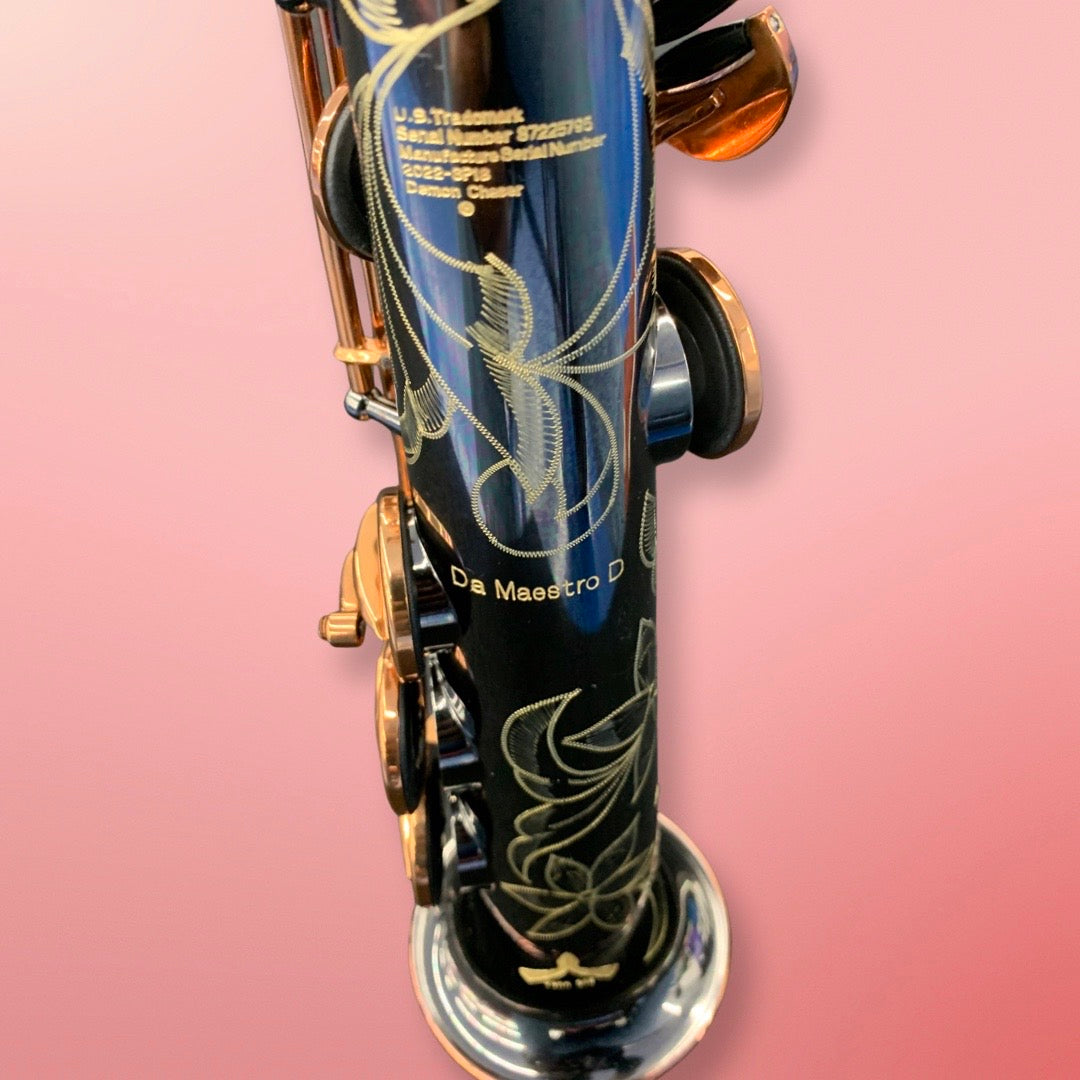 Darron McKinney DC 30 Series black nickel honey dark gold professional soprano saxophone