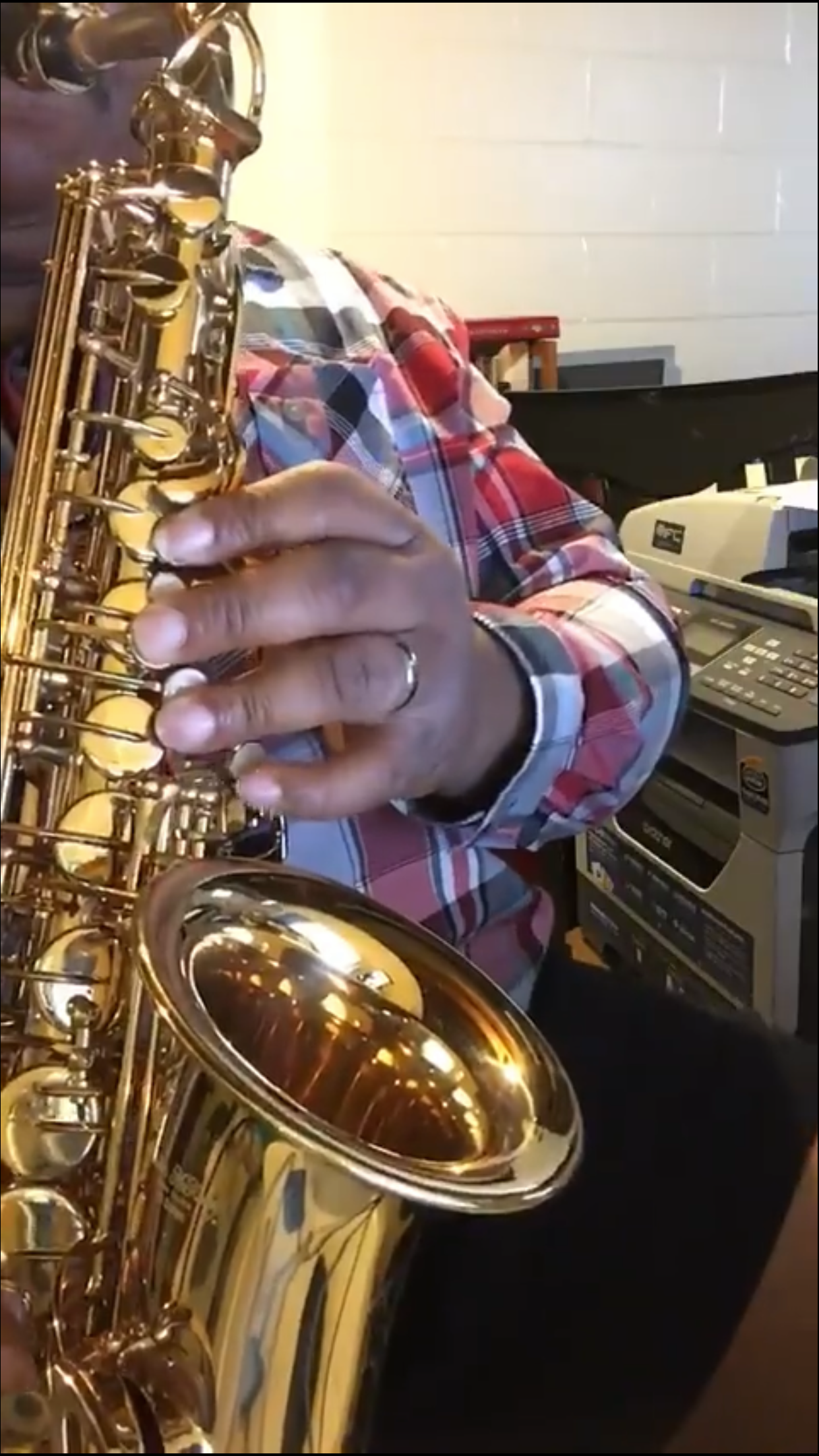 Darron McKinney 30 series Gold Plated alto sax