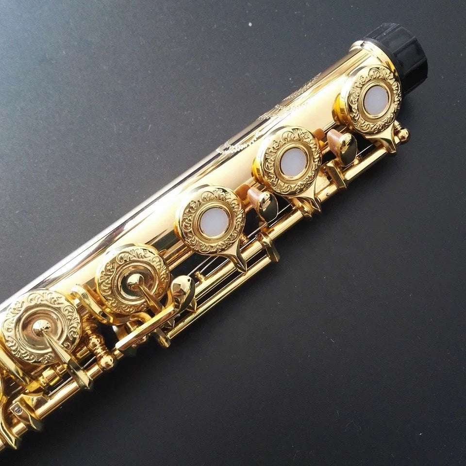 DC Shekinah series Gold Plated C flute