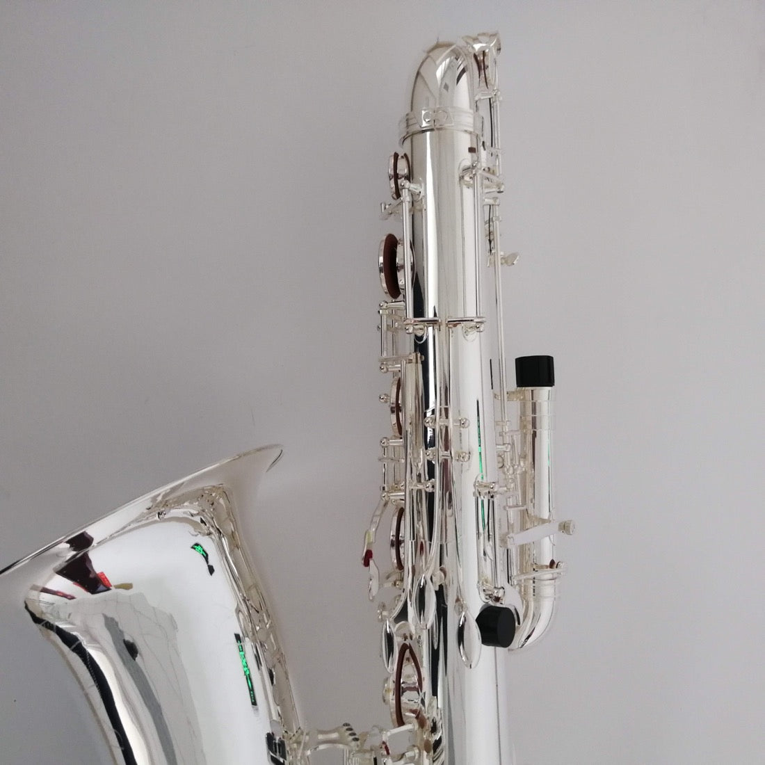 Darron McKinney Demon Chaser “Messiah Series” Silver Plated B-Flat Professional Bass Saxophone