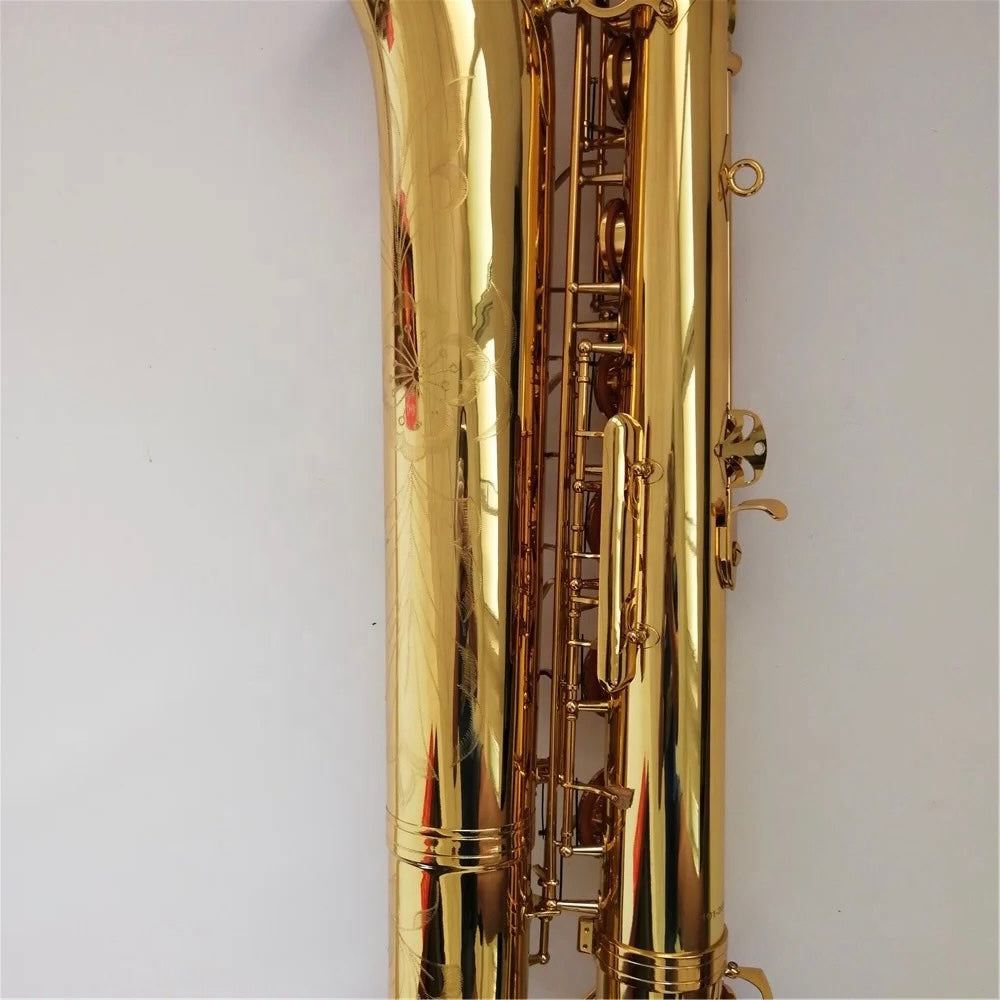 Darron McKinney Demon Chaser 30 Series Professional Gold Lacquer Low A Baritone Saxophone