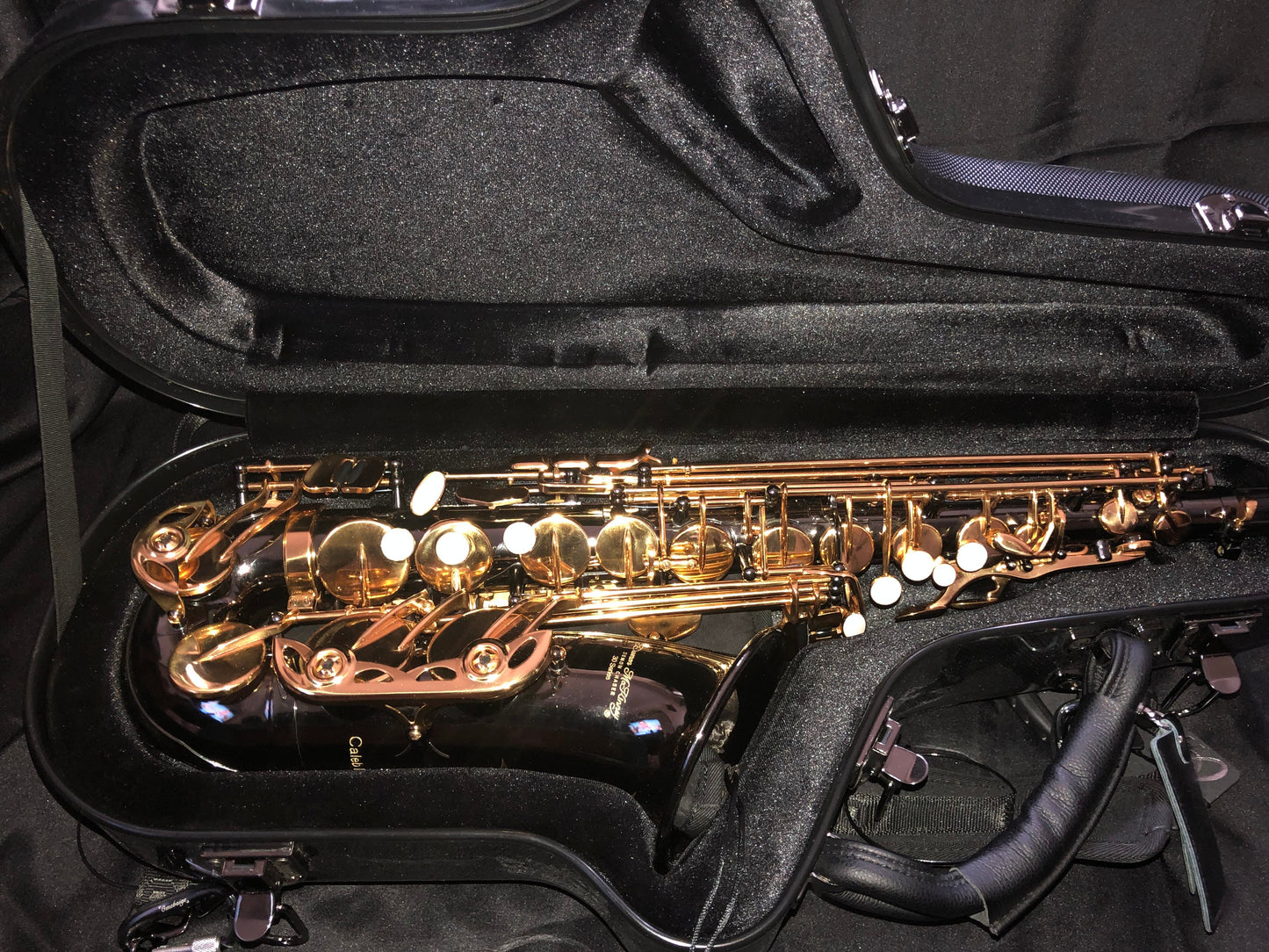 Darron McKinney Demon Chaser 30 Series Black Nickel Gold Big Bell Professional Alto Saxophone