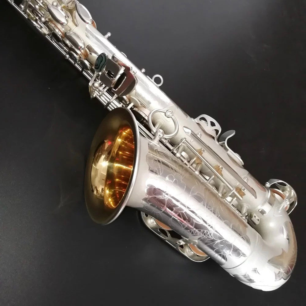 Darron McKinney Demon Chaser 30 Series White Silver Matted Professional Alto Saxophone