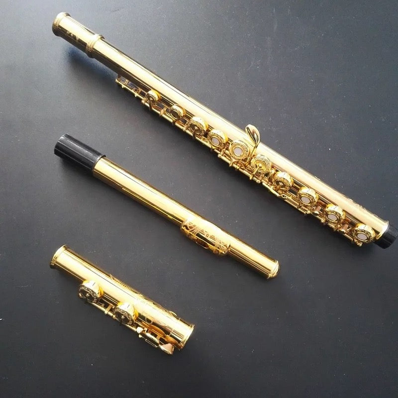 DC Shekinah series Gold Plated C flute