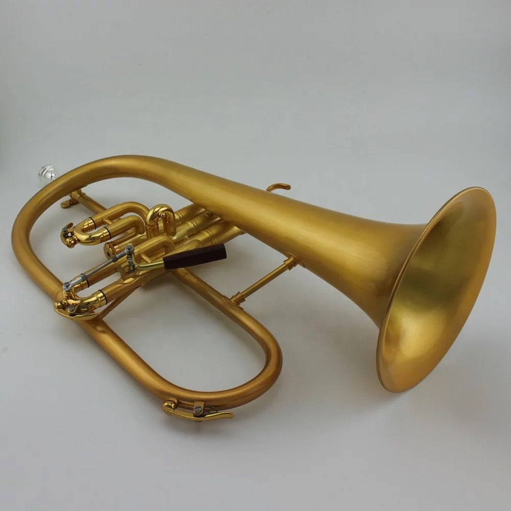 DC Rapture Series 1 Brushed Gold Professional B-flat flugelhorn