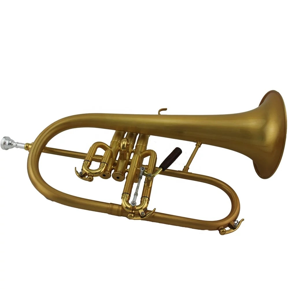 DC Rapture Series 1 Brushed Gold Professional B-flat flugelhorn