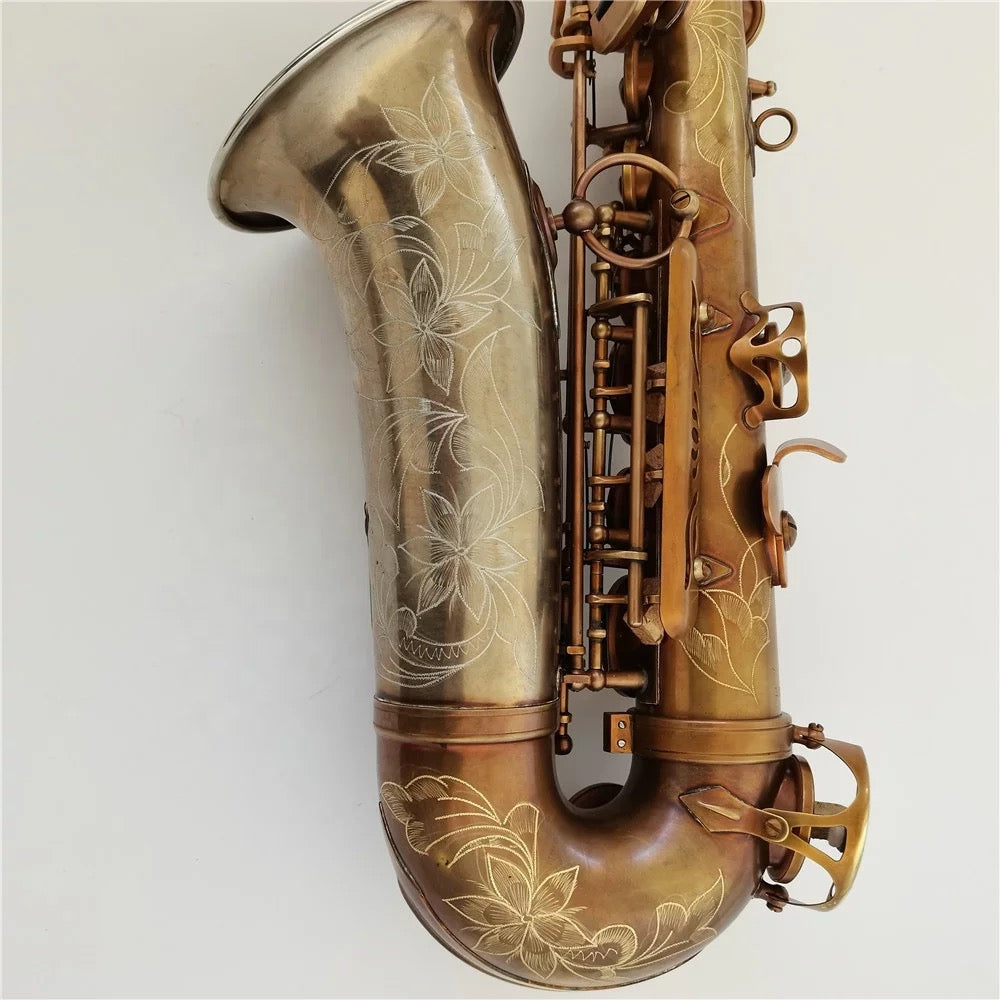 Darron McKinney Demon Chaser 30 Series Professional Antique Cupronickel Bell Alto Saxophone