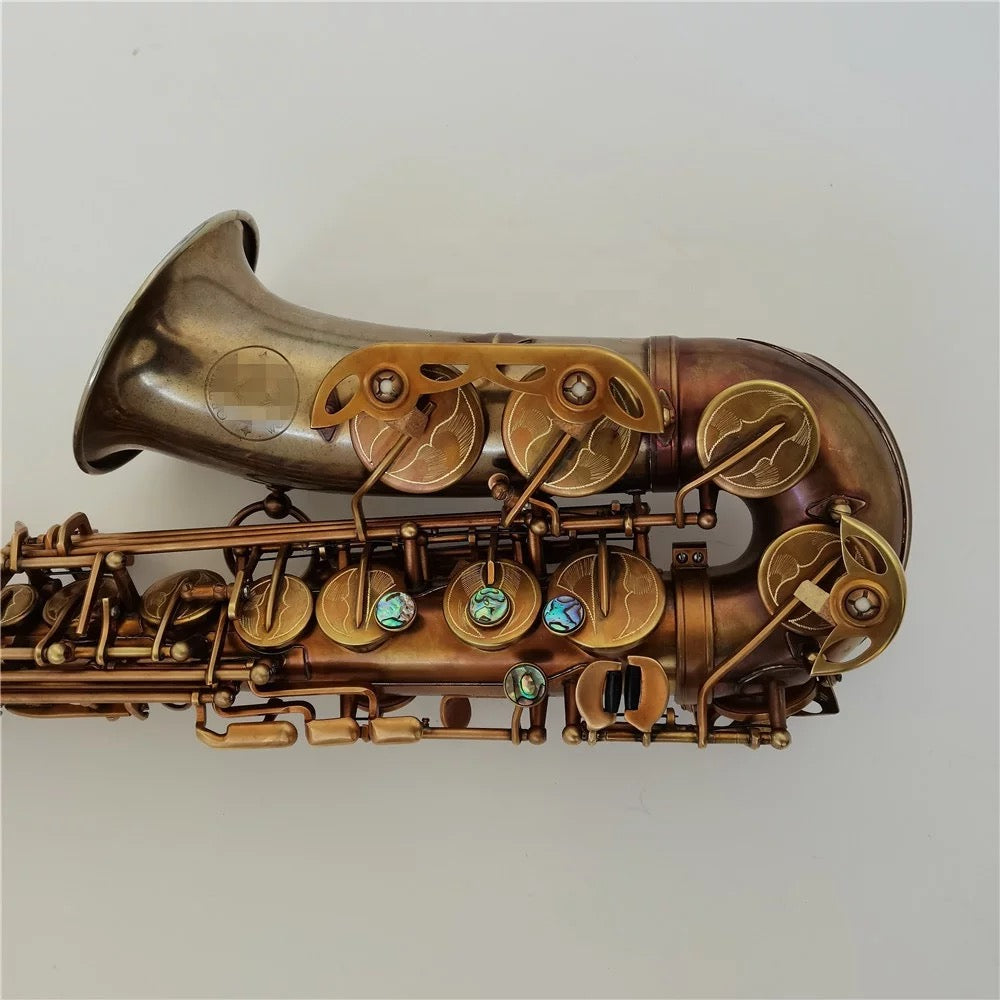 Darron McKinney Demon Chaser 30 Series Professional Antique Cupronickel Bell Alto Saxophone