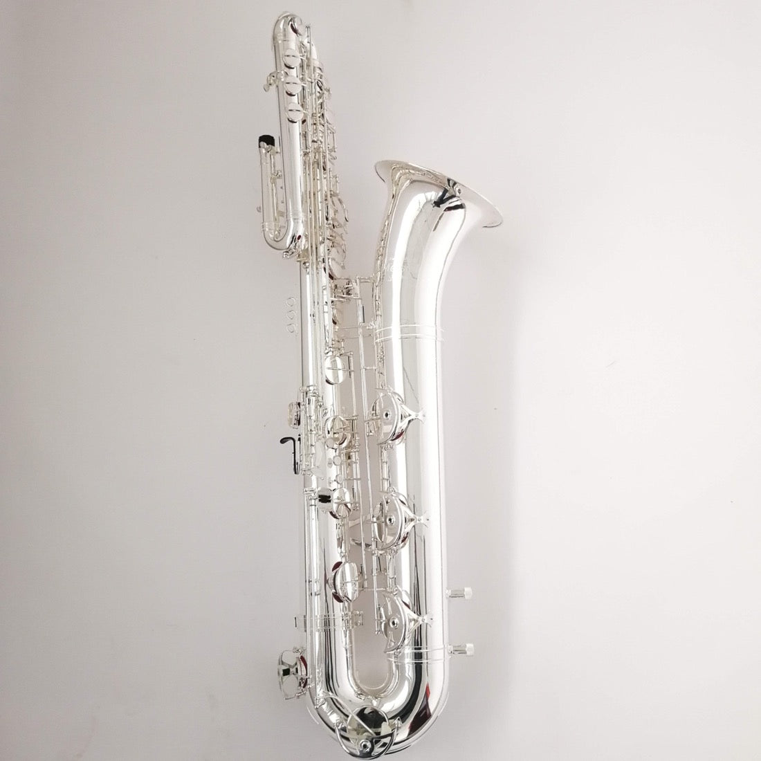 Darron McKinney Demon Chaser “Messiah Series” Silver Plated B-Flat Professional Bass Saxophone