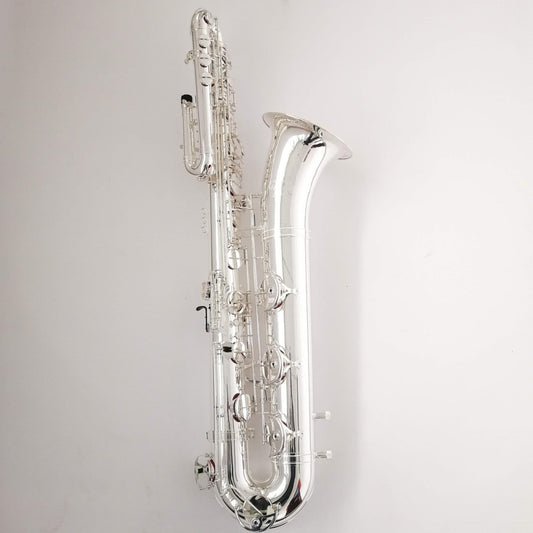 Darron McKinney Demon Chaser “Messiah Series” Silver Plated B-Flat Professional Bass Saxophone