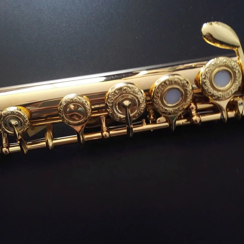 DC Shekinah series Gold Plated C flute